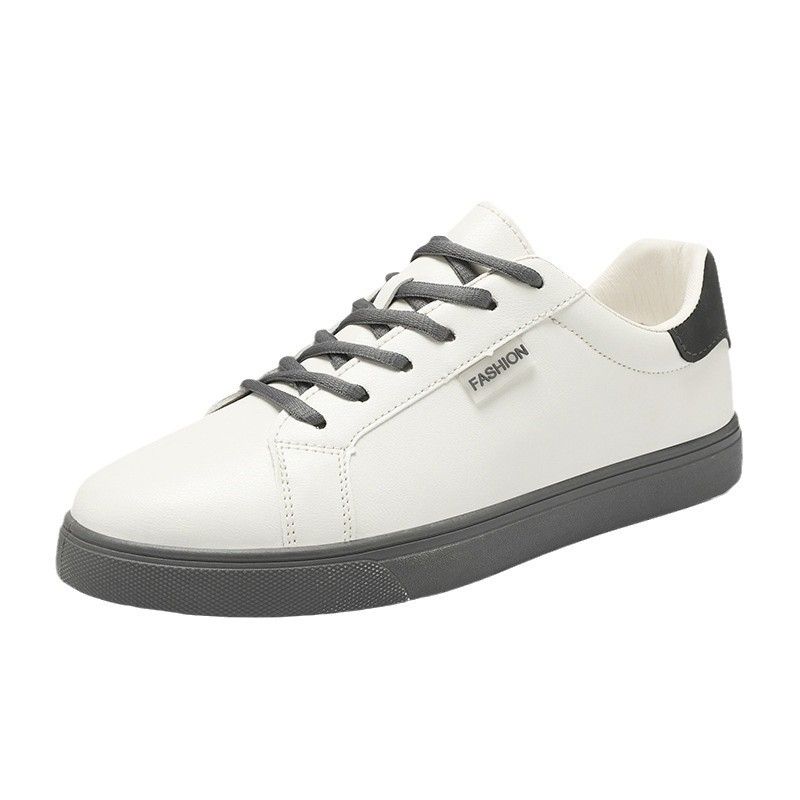 Size41-46 White Shoes For Men Big size New Arrival Fashion Casual Men Sneakers  Breathable Lace-Up Sports Shoes Artificial Leather shoes