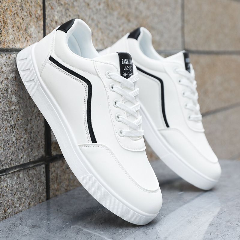 New arrival (EU 46-41)Men shoes white shoes sneakers for male Artificial leather