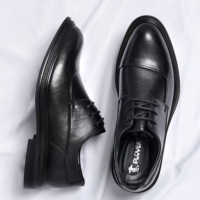 Men's leather shoes, business high-end casual leather shoes, low cut fashionable and comfortable lace up styles, men's shoes, business suits, trendy shoes, men's shoes.