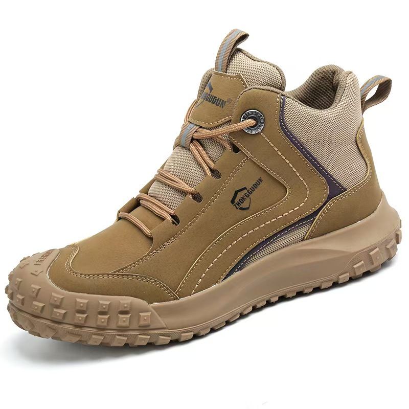 Labor protection shoes, anti smashing and anti piercing tire soles, anti slip and breathable, lightweight and safe shoes, plus size safety shoes, workwear shoes.