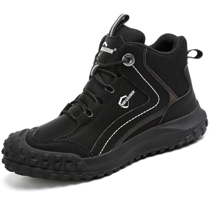 Labor protection shoes, anti smashing and anti piercing tire soles, anti slip and breathable, lightweight and safe shoes, plus size safety shoes, workwear shoes.