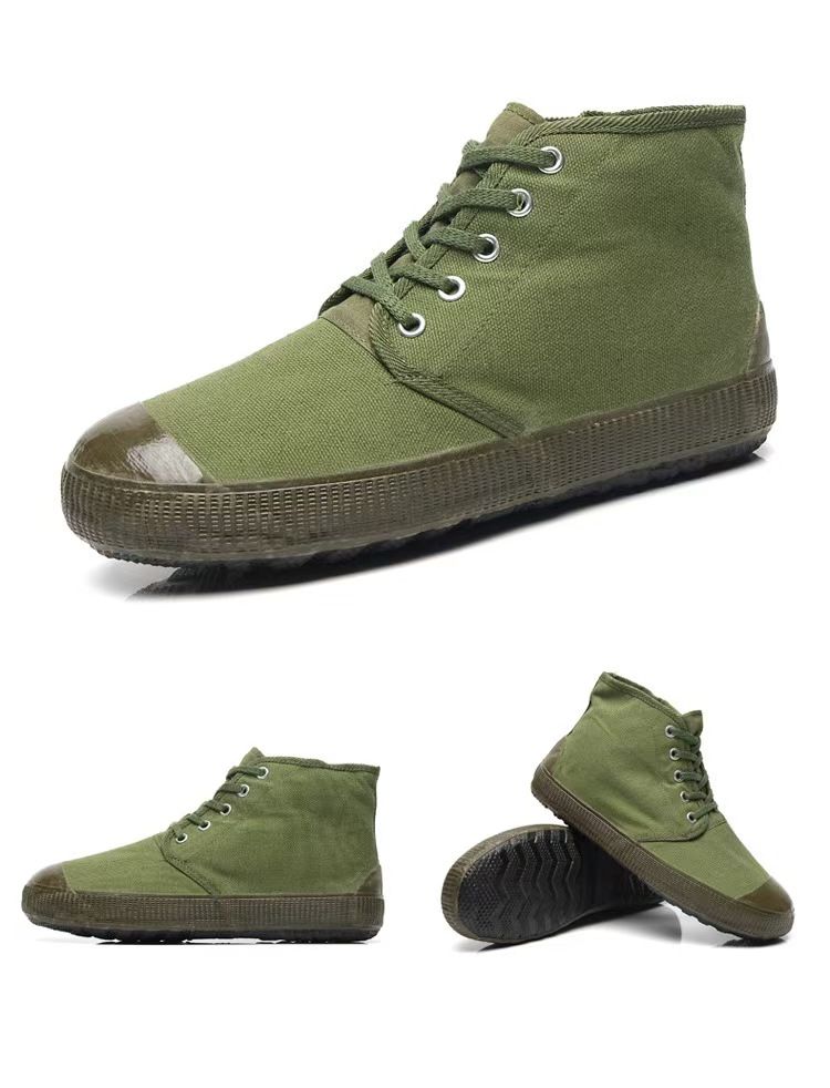 Canvas shoes, rubber shoes, puncture resistant labor protection shoes, release shoes, puncture resistant feet, wear-resistant, anti-skid, nail resistant shoes, wear-resistant work shoes.