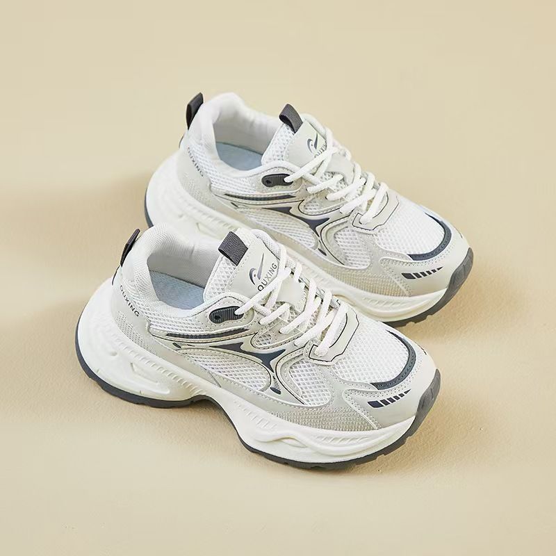 Women's shoes, fashionable sneakers, old shoes, female teenagers, students, sports, running, casual shoes, thick-soled height-increasing sneakers.