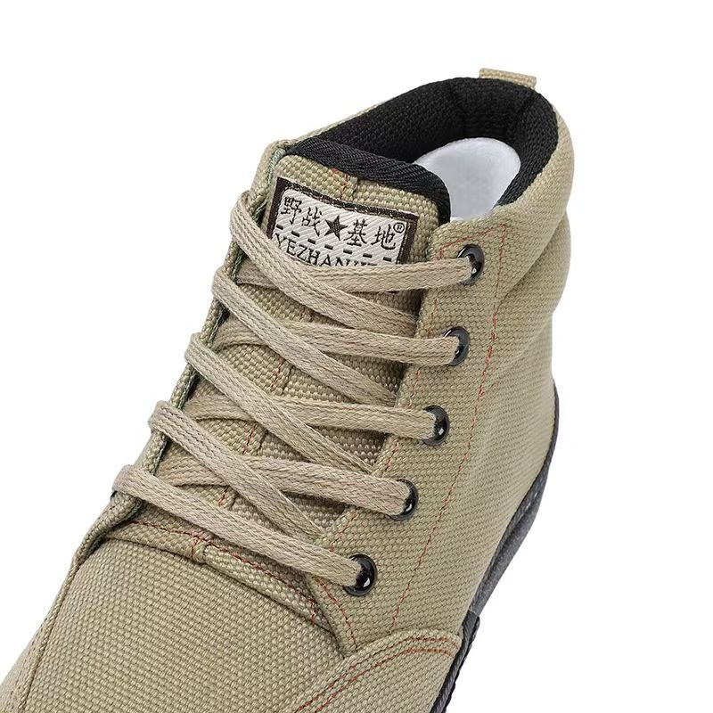Field base single shoes, outdoor labor protection work shoes, high-top shoes, wear-resistant anti-slip work shoes, rubber-soled shoes, and sports shoes.