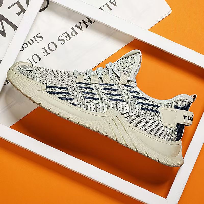 Large-size men's shoes, breathable sneakers, casual thin breathable mesh shoes, fashionable lightweight running men's shoes, outdoor sneakers.