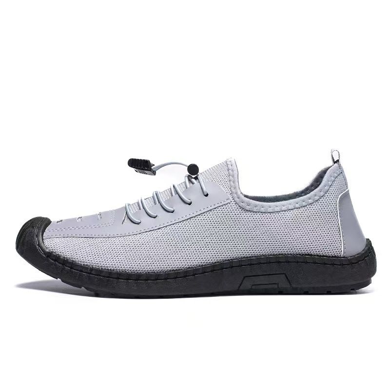 Men's slip-on fashion shoes, soft-soled bean shoes, comfortable and breathable casual shoes.