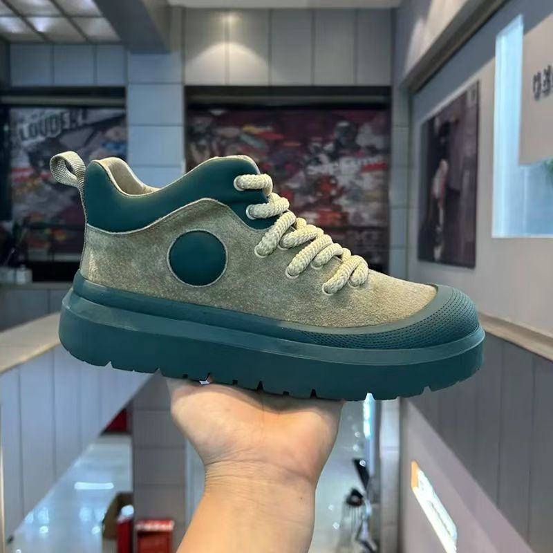 Men's shoes, men's high-top breathable sports casual board shoes, work shoes, student fashion shoes, men's sports shoes.