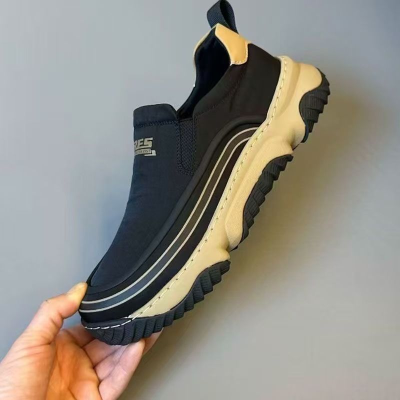 Men's shoes, thick-soled anti-slip wear-resistant sports shoes, men's slip-on fashion casual shoes, breathable sandals.