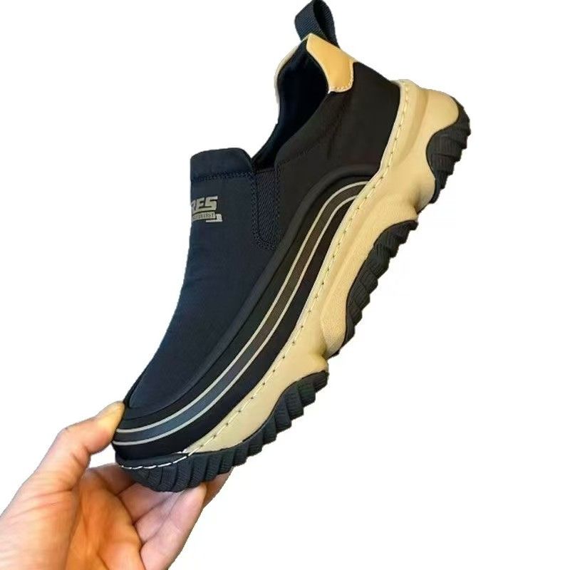 Men's shoes, thick-soled anti-slip wear-resistant sports shoes, men's slip-on fashion casual shoes, breathable sandals.