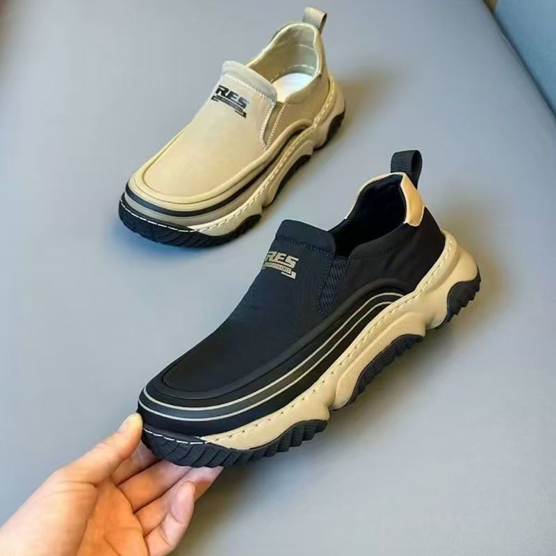 Men's shoes, thick-soled anti-slip wear-resistant sports shoes, men's slip-on fashion casual shoes, breathable sandals.