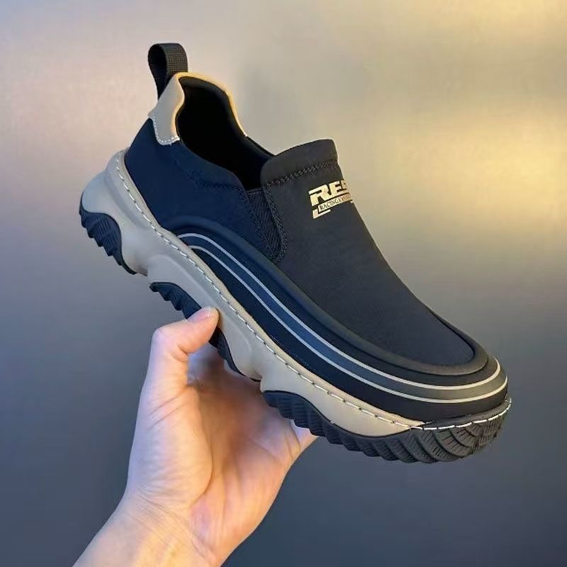 Men's shoes, thick-soled anti-slip wear-resistant sports shoes, men's slip-on fashion casual shoes, breathable sandals.
