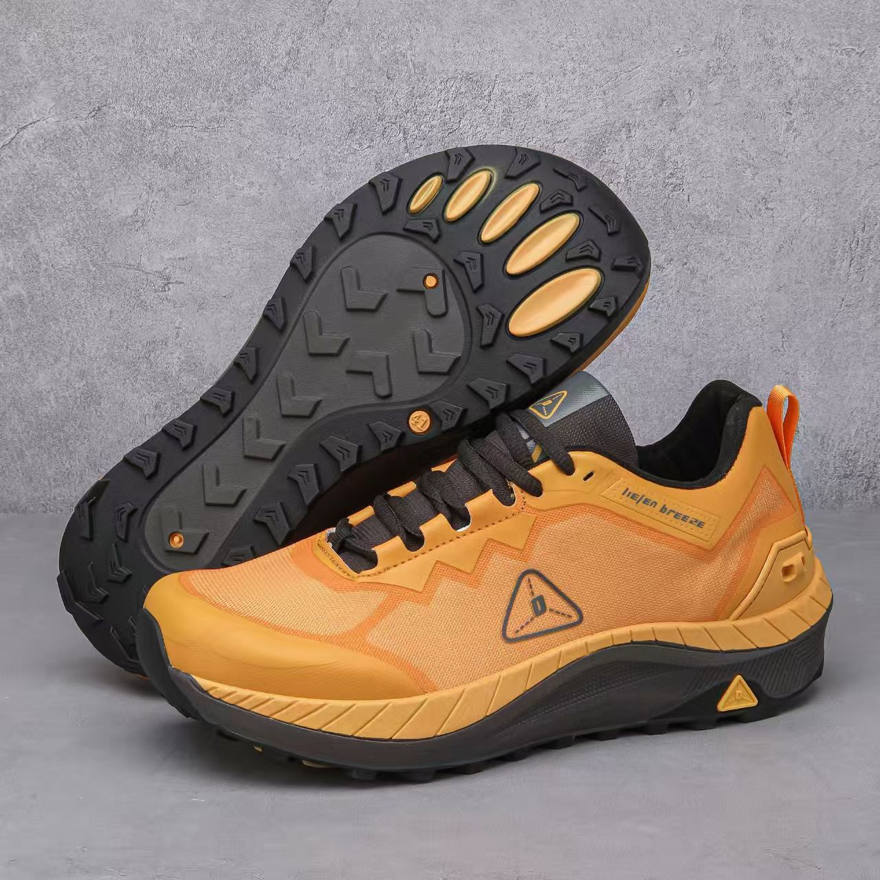 Men's high-end lightweight all-terrain anti-slip wear-resistant shock-absorbing breathable outdoor cross-country running shoes, outdoor sports shoes, men's shoes.