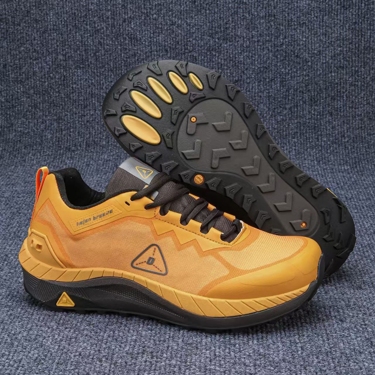 Men's high-end lightweight all-terrain anti-slip wear-resistant shock-absorbing breathable outdoor cross-country running shoes, outdoor sports shoes, men's shoes.