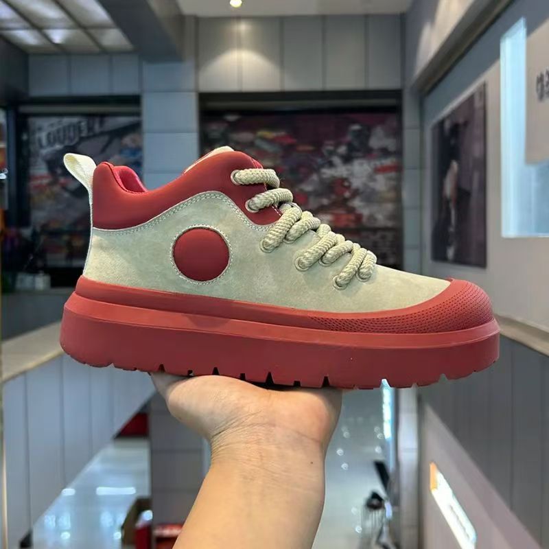 Men's shoes, men's high-top breathable sneakers, casual board shoes, work shoes, trendy student shoes, men's sports shoes.