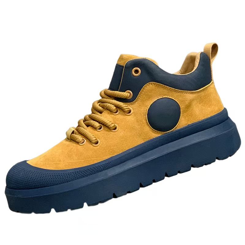 Men's shoes, men's high-top breathable sneakers, casual board shoes, work shoes, trendy student shoes, men's sports shoes.