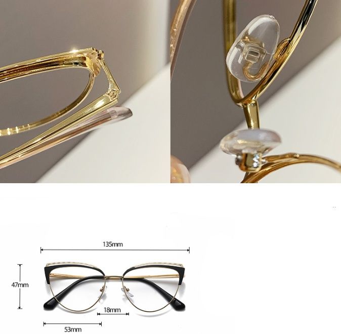 New Fashion Color Changing Anti-Blue Light Glasses Metal Frame Casual Radiation Protection Sunglasses for Women Miwani Mpya ya Miwani ya Kubadilisha Rangi ya Miwani ya Metali ya Kinga ya Kawaida ya