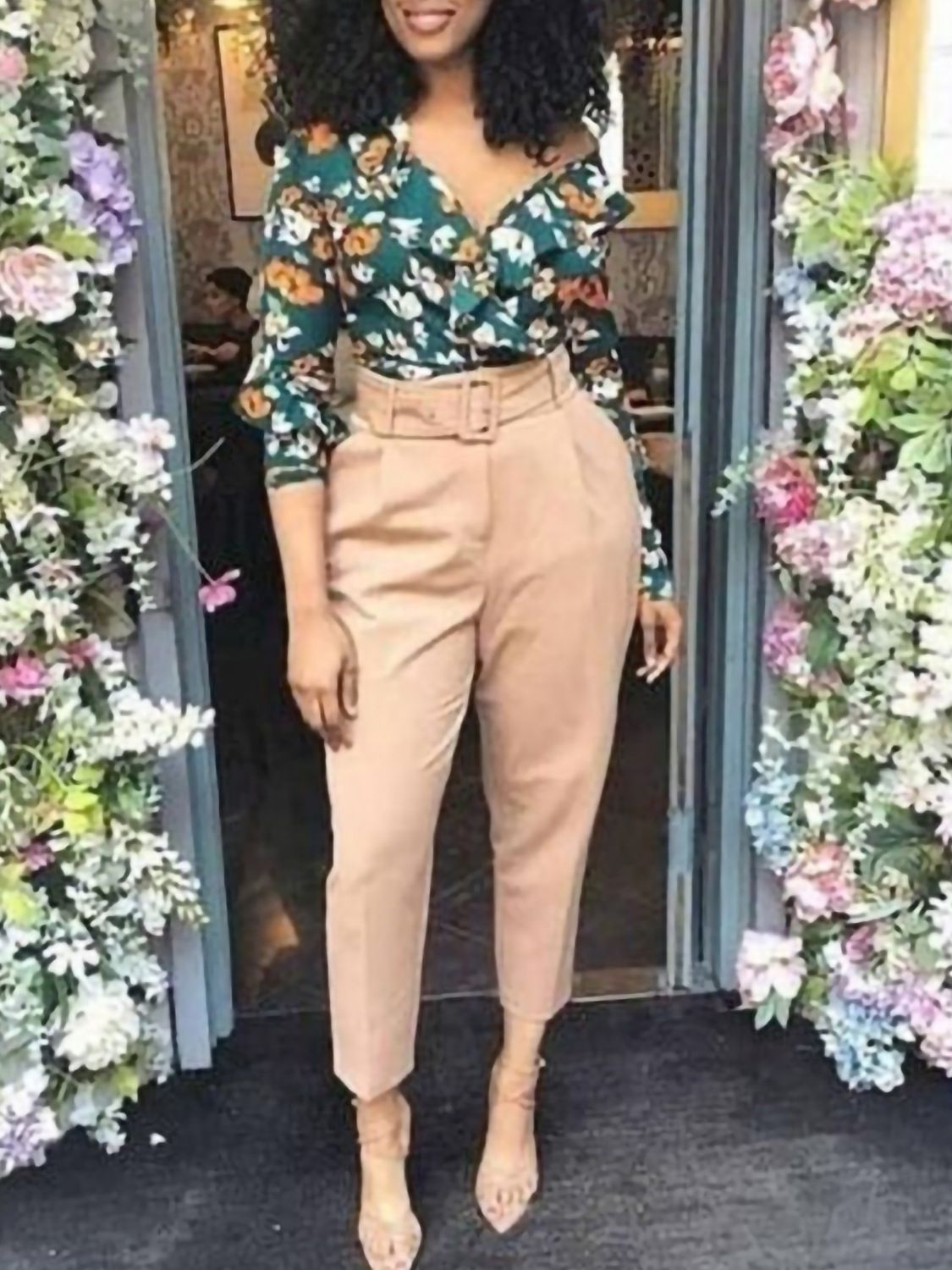 European and American Women's Spring and Summer High-waist Casual Trousers Slim Suit Pants Women's Trousers Autumn Professional Pants