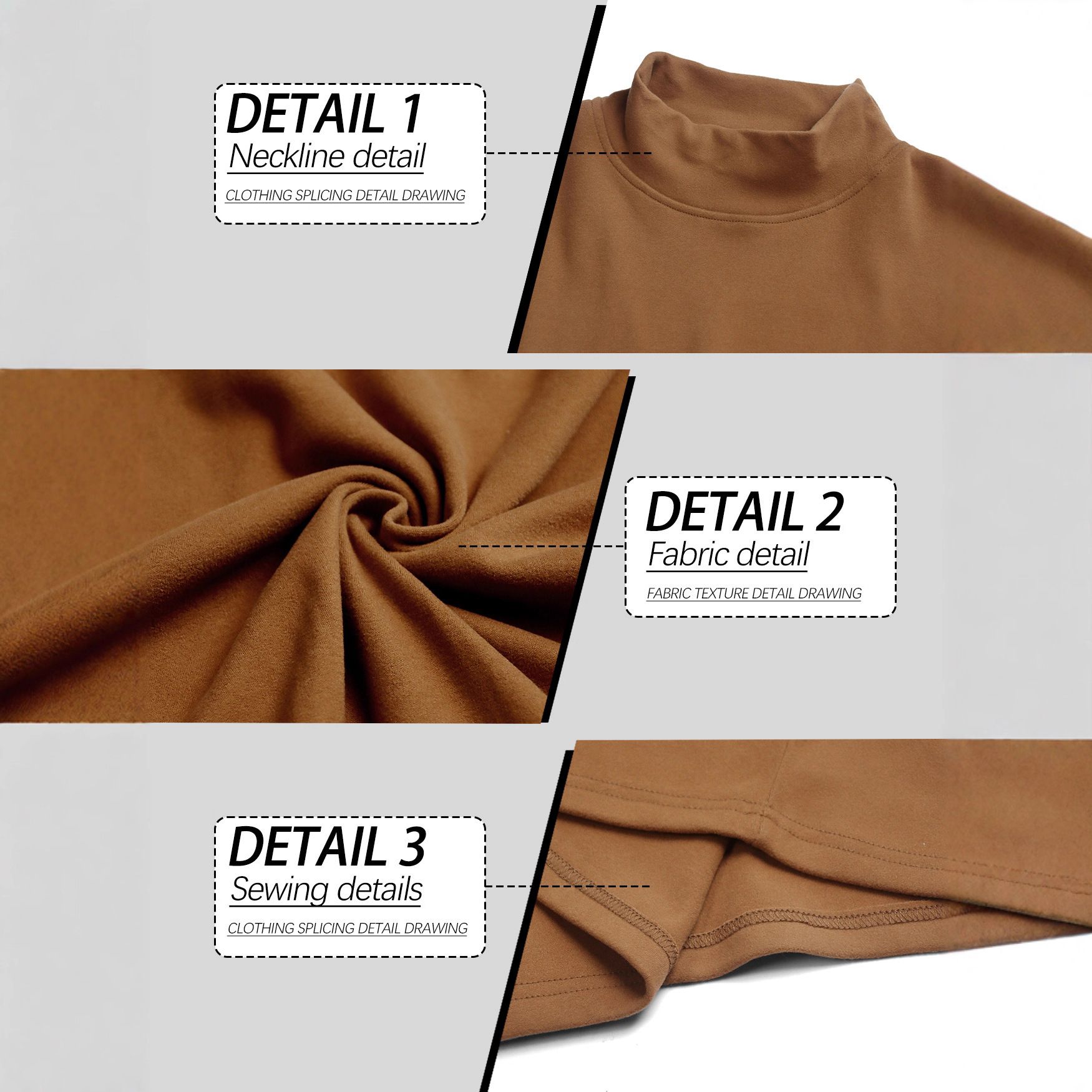 Clothes > Men's Clothing > Tops > T-Shirts European and American men's spring and autumn velvet solid color short-sleeved T-shirt bottoming shirt for men with semi-round collar