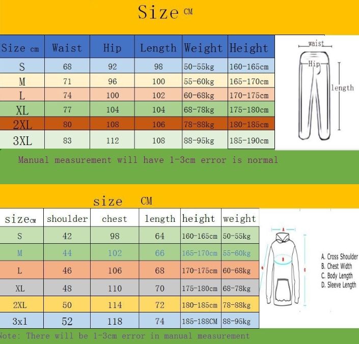 Clothes > Men's Clothing > Clothing Sets > Two-Piece Outfits  New men's hooded sweatshirt set with loose letter jacket and pants