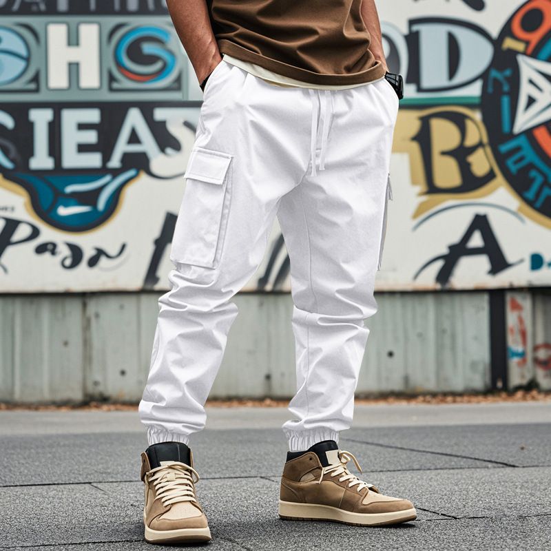 Clothes > Men's Clothing > Bottoms > Pants > Casual  Outdoor Carhartt Men's Loose Trendy Casual Sports Footwear Overalls Trousers