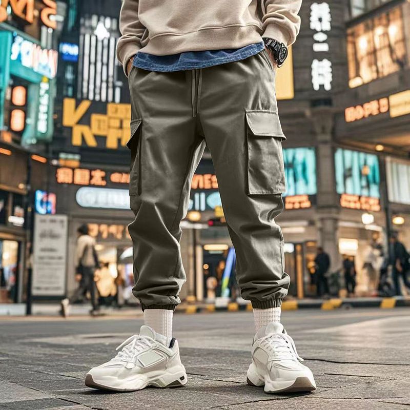 Clothes > Men's Clothing > Bottoms > Pants > Casual  Outdoor Carhartt Men's Loose Trendy Casual Sports Footwear Overalls Trousers