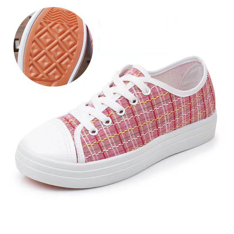Thick bottom Women's Shoes Classic casual shoes shoelaces canvas shoes