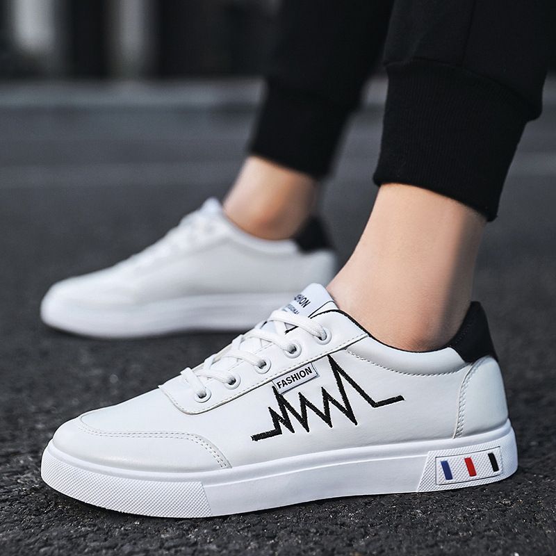 New arrival Leather Sneakers Sports shoes Men's Shoes Rubber shoes Skate shoes Walking shoes Versatile casual sneakers
