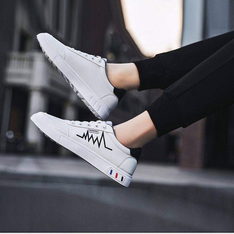 New arrival Leather Sneakers Sports shoes Men's Shoes Rubber shoes Skate shoes Walking shoes Versatile casual sneakers