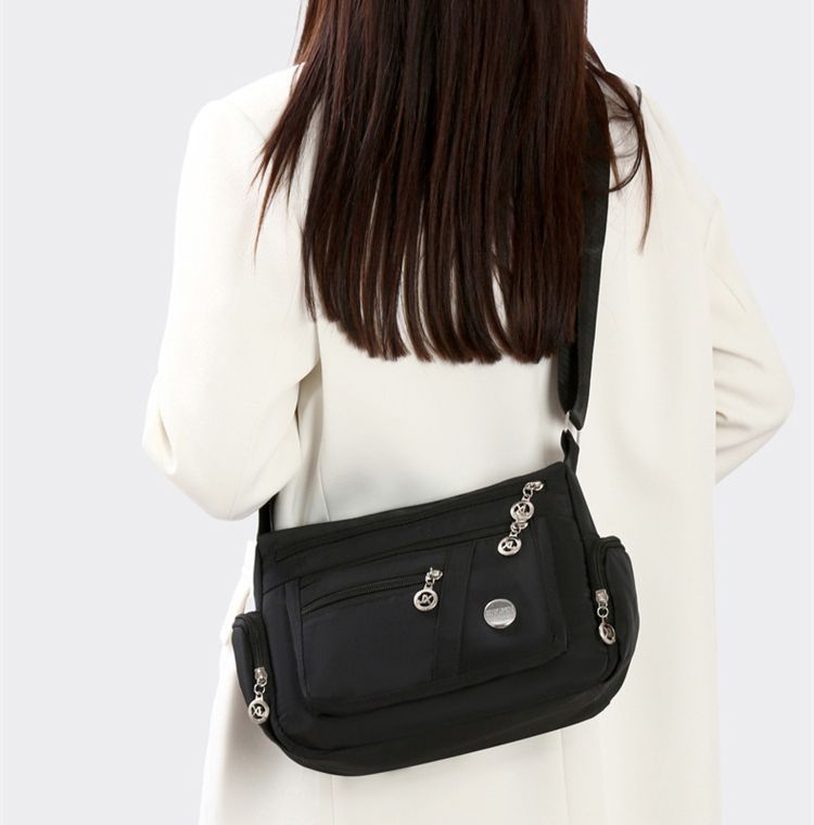 27*19*10CM Multi-Pocket Shoulder Bags Ladies Bags Purses Handbags Women Sling Bags Leisure cloth bag Lightweight casual large capacity cloth bag