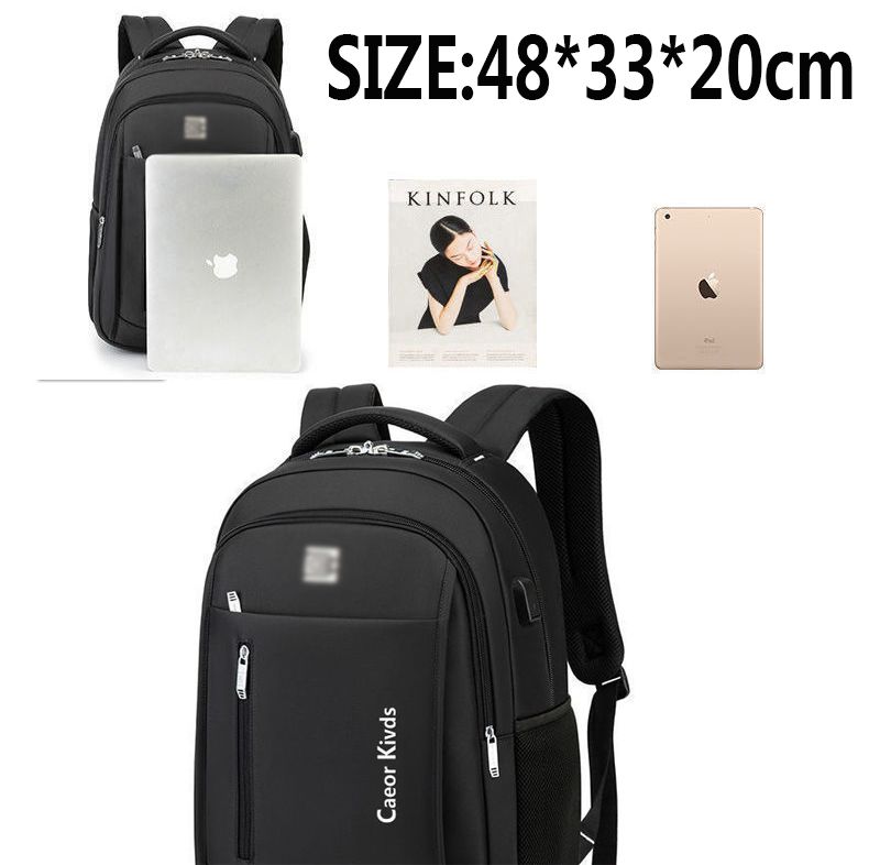 3in1Backpack+Chest Bag+USB Cable Laptop Bag Business Trend Student Backpack Large Capacity Leisure Travel Bag