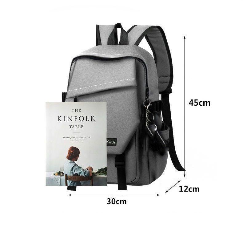 2in1Backpack+Chest Bag Laptop Bag Business Trend Student Backpack medium Capacity【45*30*12CM】 Leisure Travel Bag
