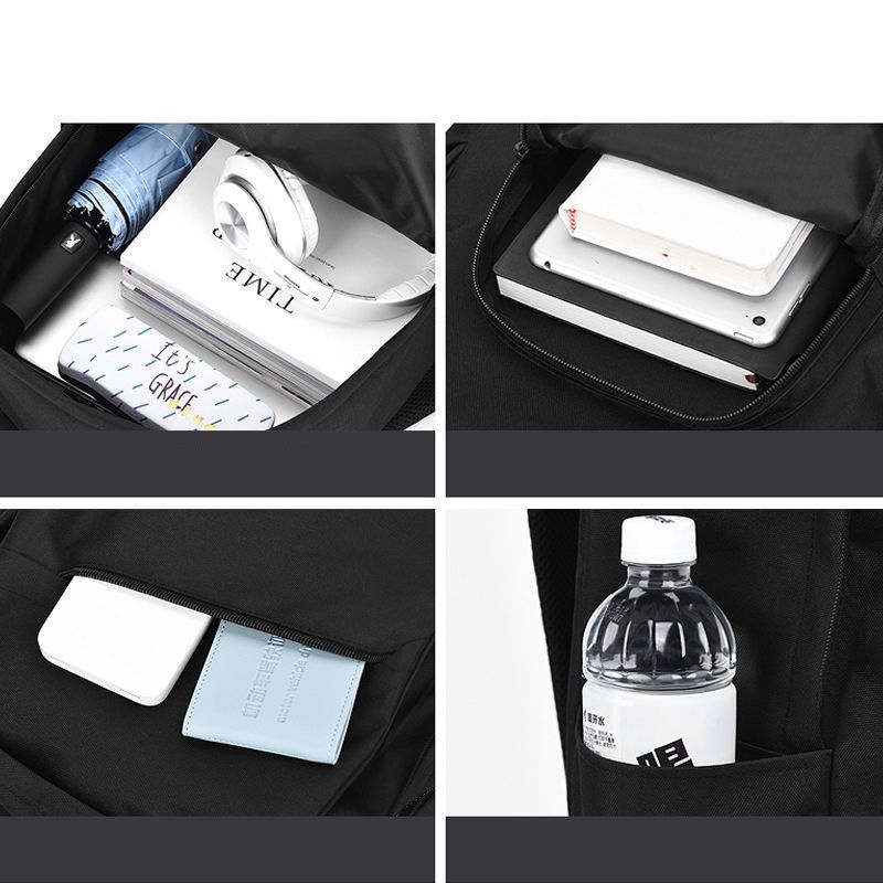 2in1Backpack+Chest Bag Laptop Bag Business Trend Student Backpack medium Capacity【45*30*12CM】 Leisure Travel Bag