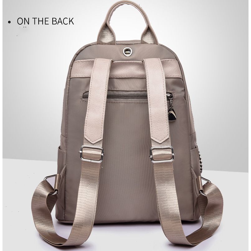 【with toy bear】New arrivals small-sized portable bag fashionable backpack student trendy backpack outdoor travel handbag