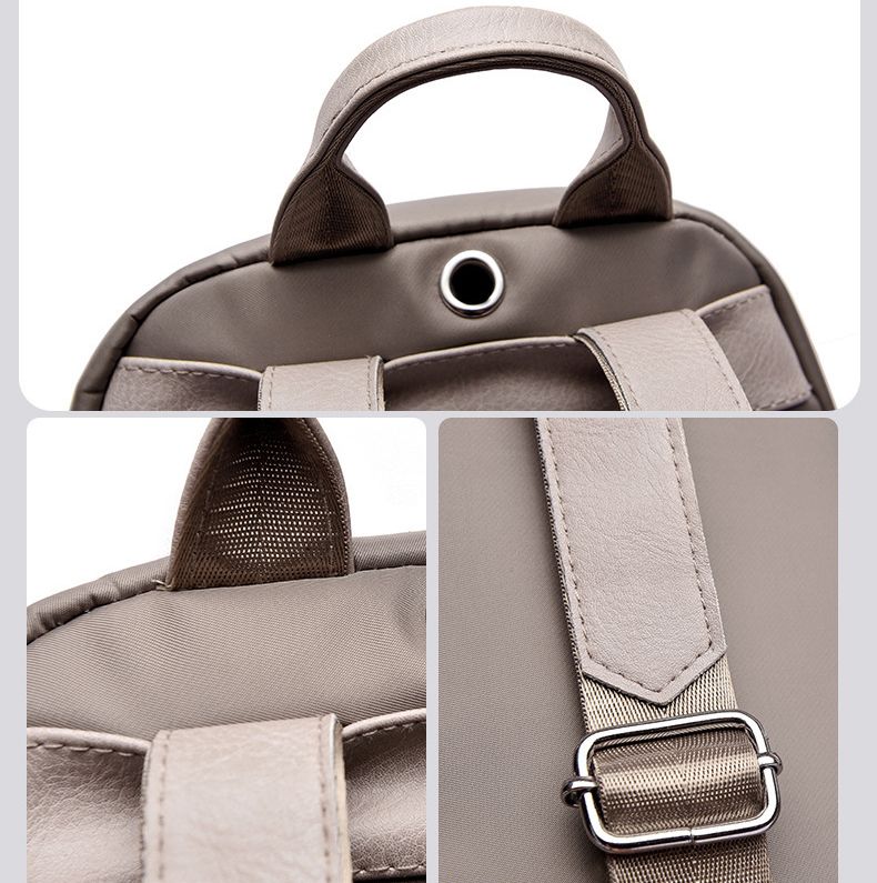 【with toy bear】New arrivals small-sized portable bag fashionable backpack student trendy backpack outdoor travel handbag