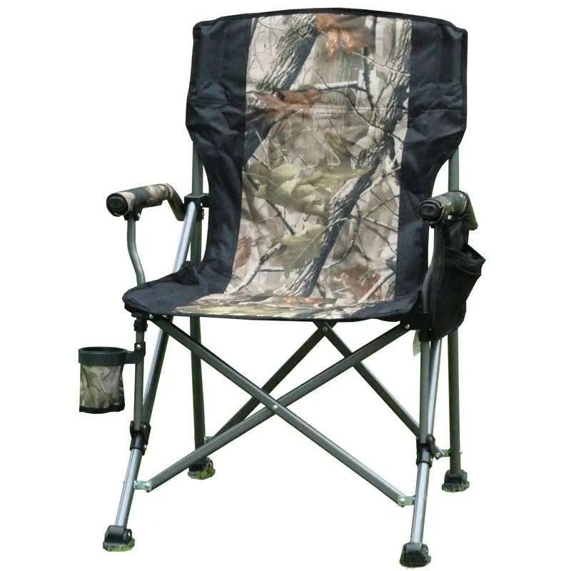 Folding Camping Chair With Cup Holder And Carry Bag
