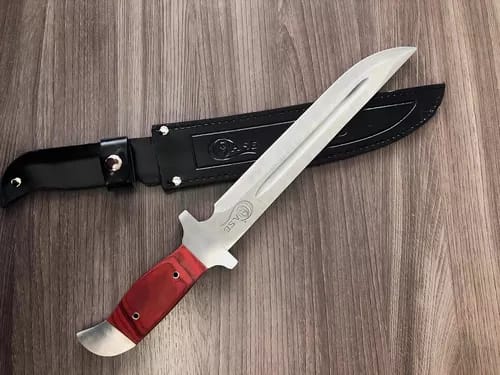 Camping Tactical Knife With Carrying Pouch