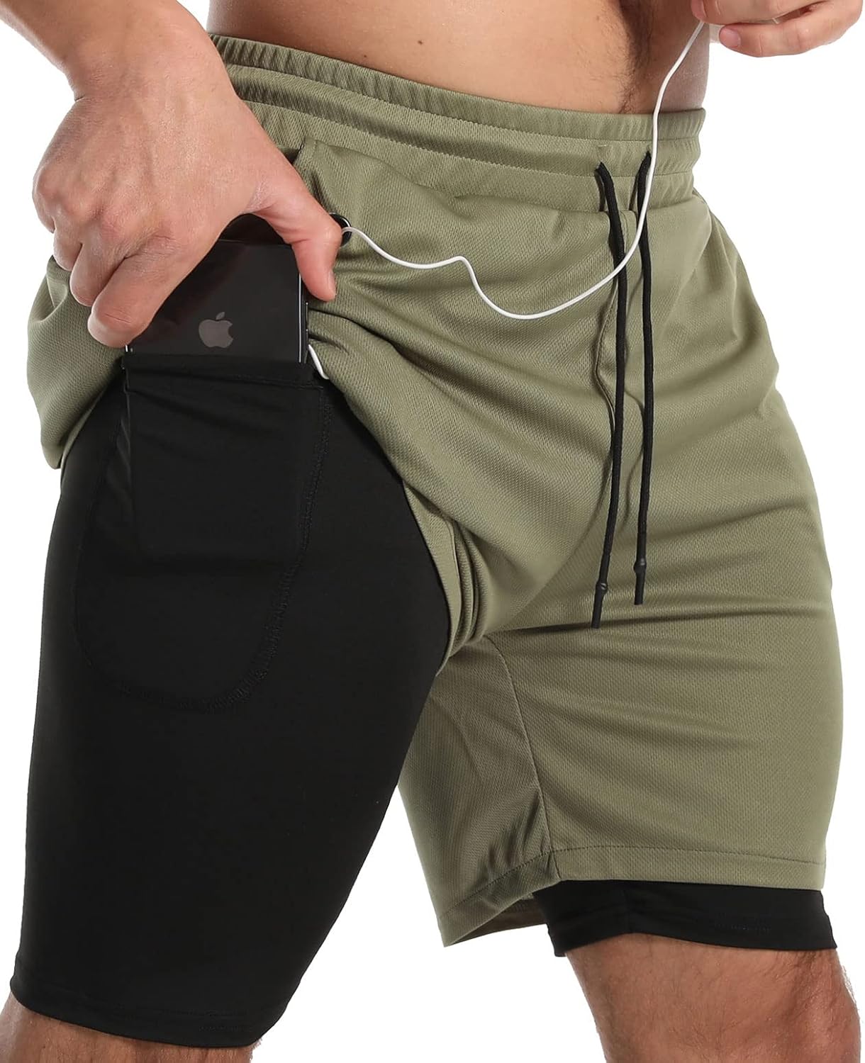 Gym Short With Leggings