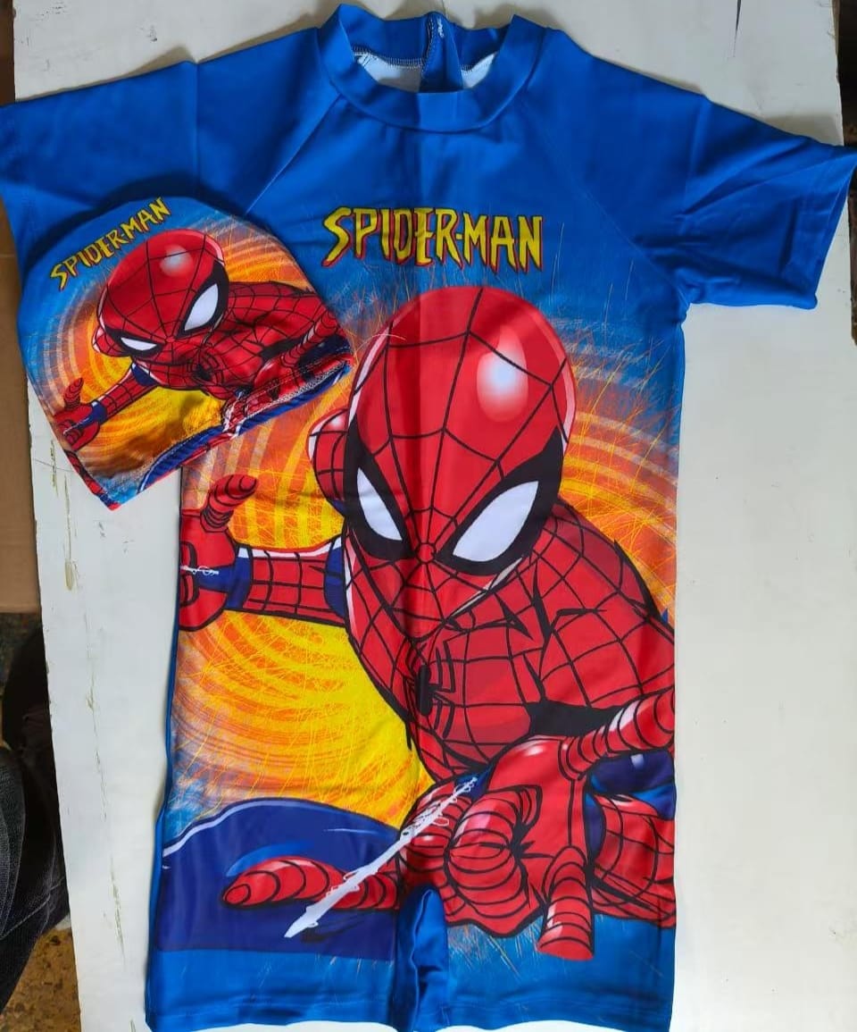 Kids Swimming Costume - Spiderman