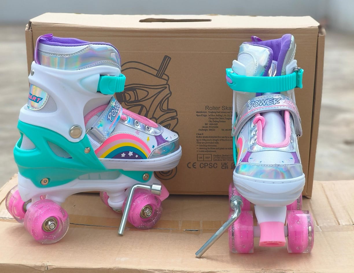 ✅️OFFER!! OFFER!! ✅️Full Set Kit Roller Speed Skating Shoes.Adjustable roller skates shoes Protective lining in the skate shoes. Comfortable