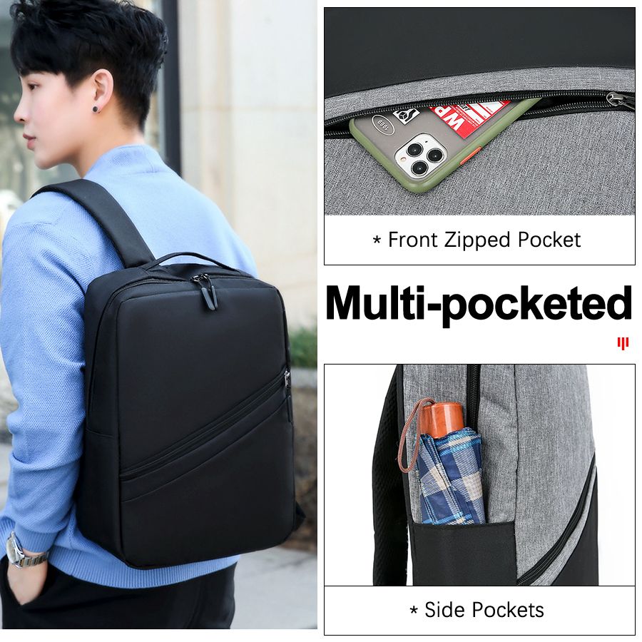 3 piece set Laptop Backpack Men Bag Set Business Casual Rucksack School bag Cross-body Bag Small bag