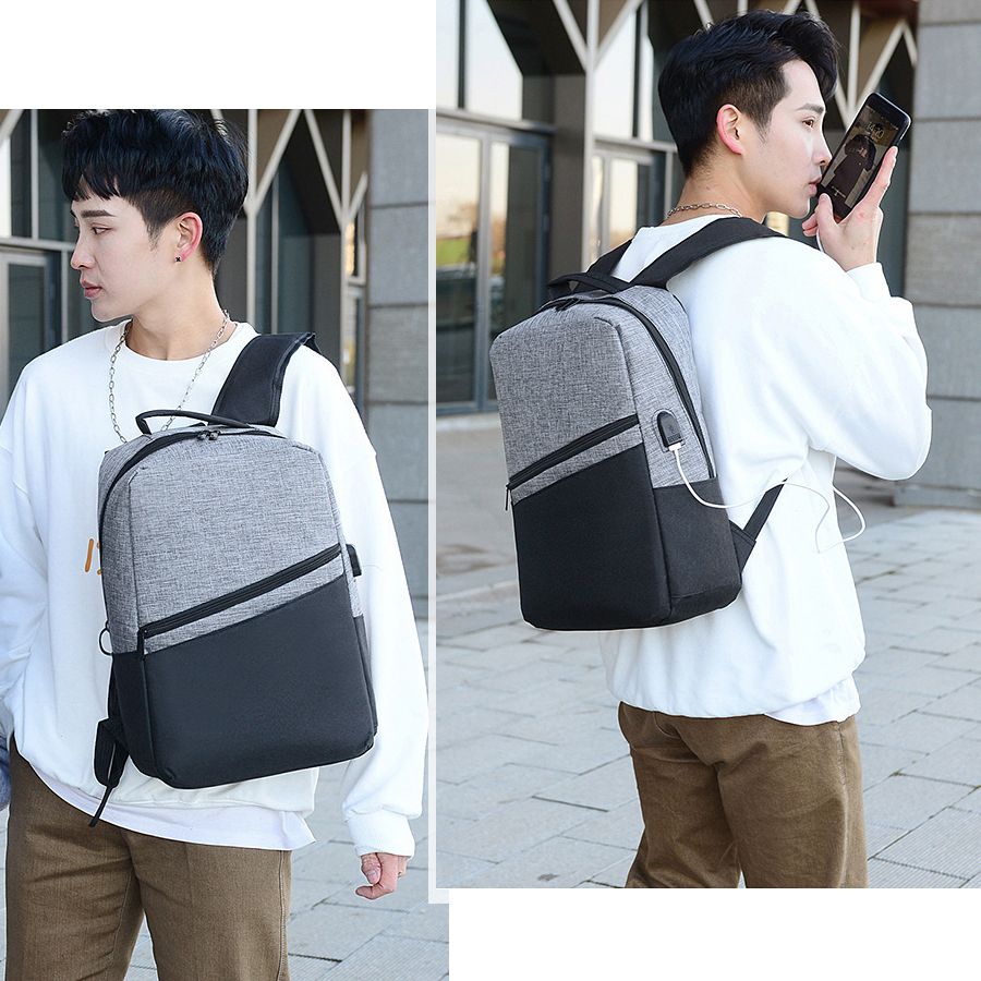 3 piece set Laptop Backpack Men Bag Set Business Casual Rucksack School bag Cross-body Bag Small bag