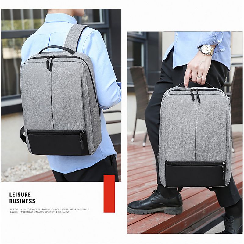 3 in 1 Men Bags Set Business Casual Laptop Backpack Cross-body Bag Small bag Rucksack School bag