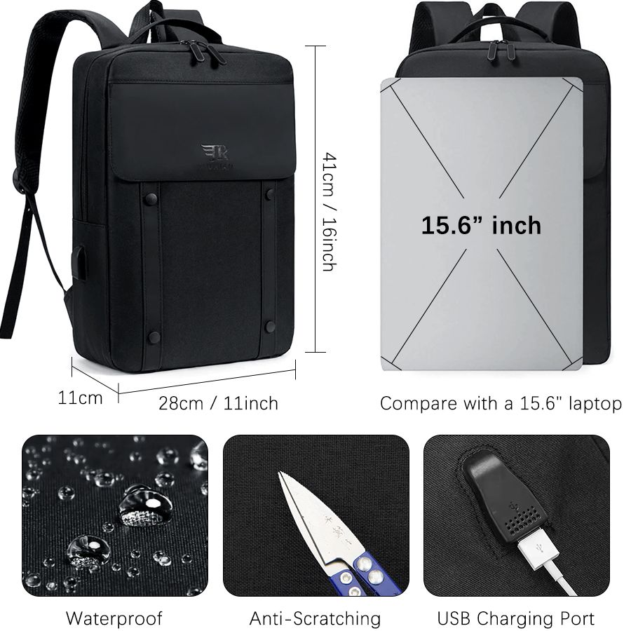 15.6inch Laptop Backpack Men Bag Laptop Bag Business Casual Rucksack School bag