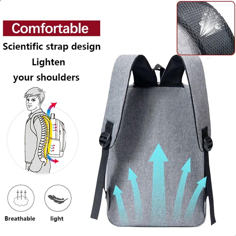 15.6inch Laptop Backpack Men Bag Laptop Bag Business Casual Rucksack School bag