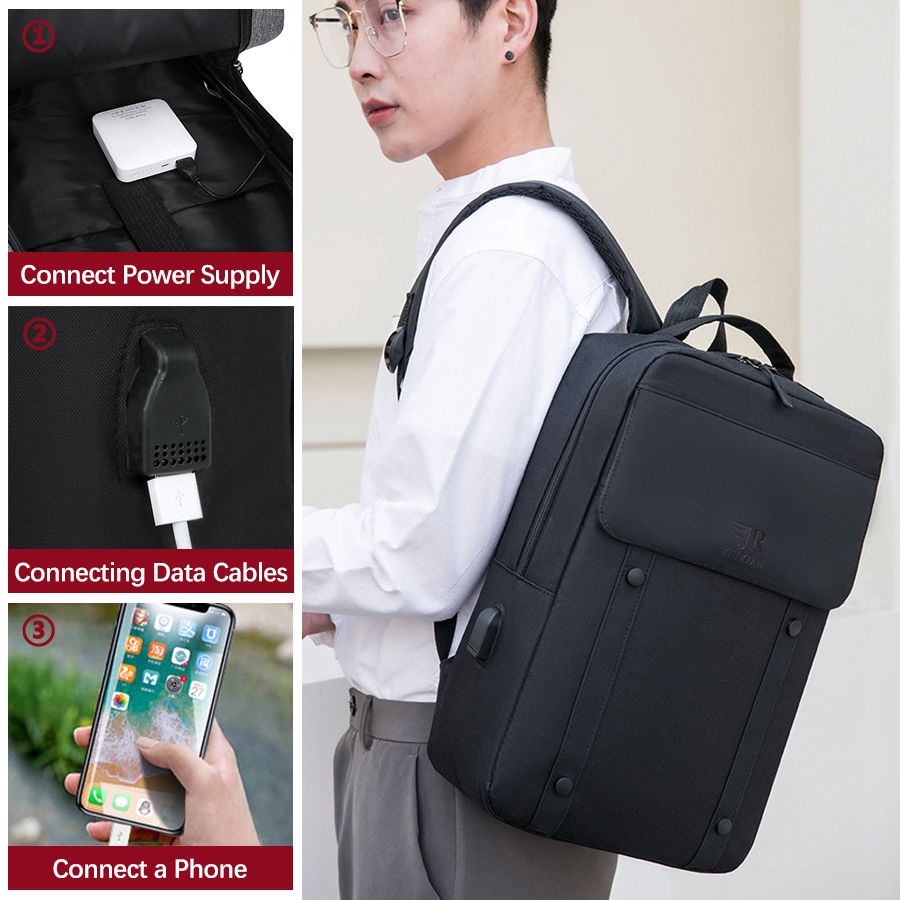 15.6inch Laptop Backpack Men Bag Laptop Bag Business Casual Rucksack School bag