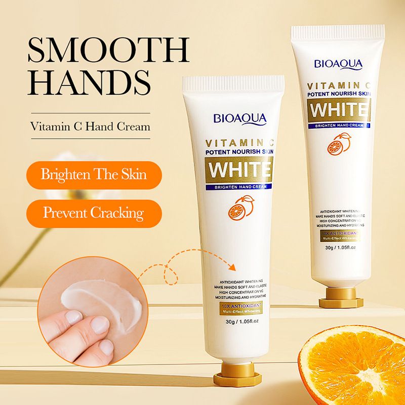 8-Piece Vitamin C Brighten Skin Care Set Potent Nourish Skin White Brighten Face Toner Face Lotion Face Serum Face Masks Hand Cream