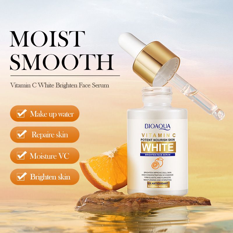 8-Piece Vitamin C Brighten Skin Care Set Potent Nourish Skin White Brighten Face Toner Face Lotion Face Serum Face Masks Hand Cream