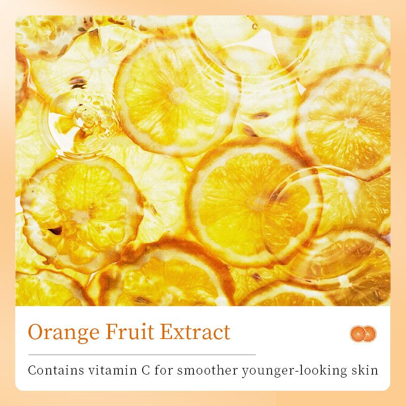 8-Piece Vitamin C Brighten Skin Care Set Potent Nourish Skin White Brighten Face Toner Face Lotion Face Serum Face Masks Hand Cream