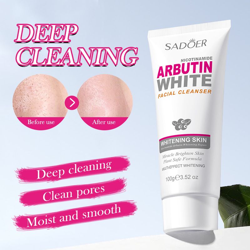 35-Piece Nicotinamide Arbutin White Skin Care Set Facial Cleanser Toner Cream Serum Sleeping Mask Facial Mask Hand Cream Multi-effect Whitening Miracle Brighten Skin