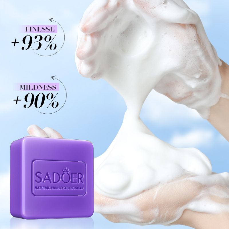 3 Package Women Fragrant Soap Essential Oil Soap Coconut Jasmine Lavender Scented Soap Deep Clean Refreshing And Smooth